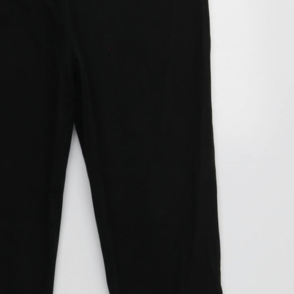 F&F Mens Black  Cotton Chino Trousers Size 36 L36 in Regular