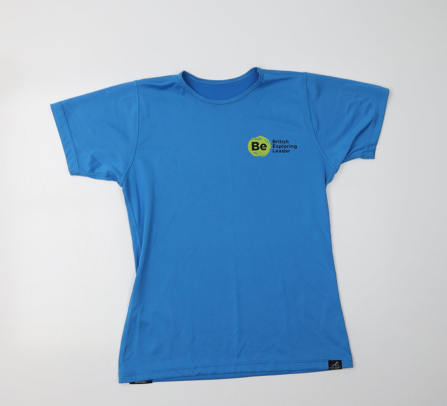 Parameta T Mens Blue  Polyester  T-Shirt Size M Crew Neck