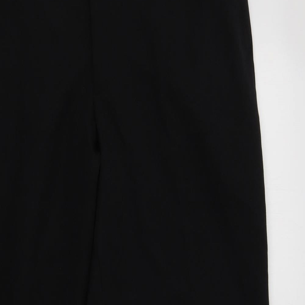 Debenhams Mens Black  Polyester Dress Pants Trousers Size 36 L28 in Regular