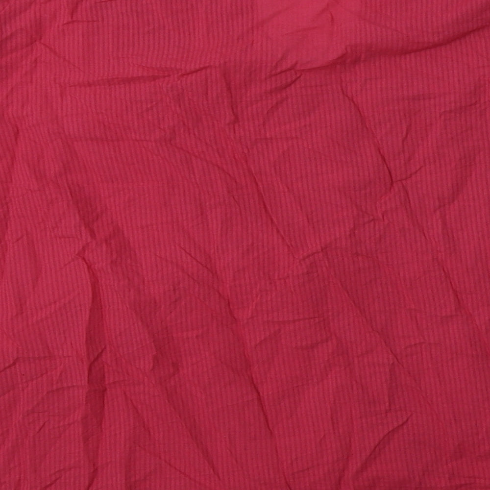 Julipa Womens Pink Floral Cotton Basic Button-Up Size 20 V-Neck