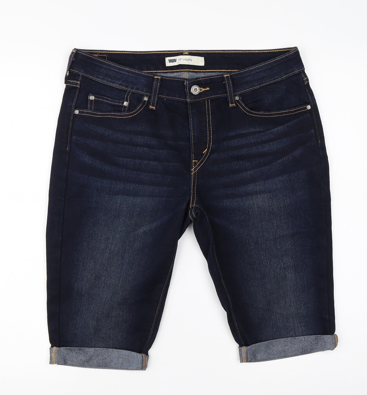Levis Mens Blue  Cotton Cargo Shorts Size 32 L12 in Regular