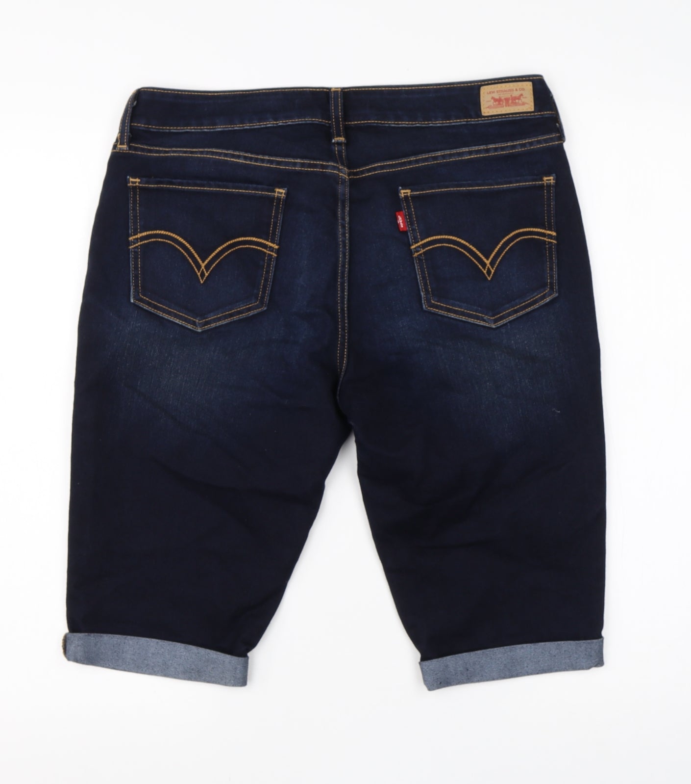 Levis Mens Blue  Cotton Cargo Shorts Size 32 L12 in Regular