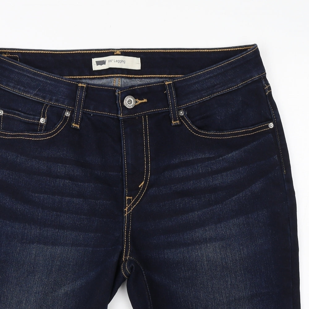 Levis Mens Blue  Cotton Cargo Shorts Size 32 L12 in Regular