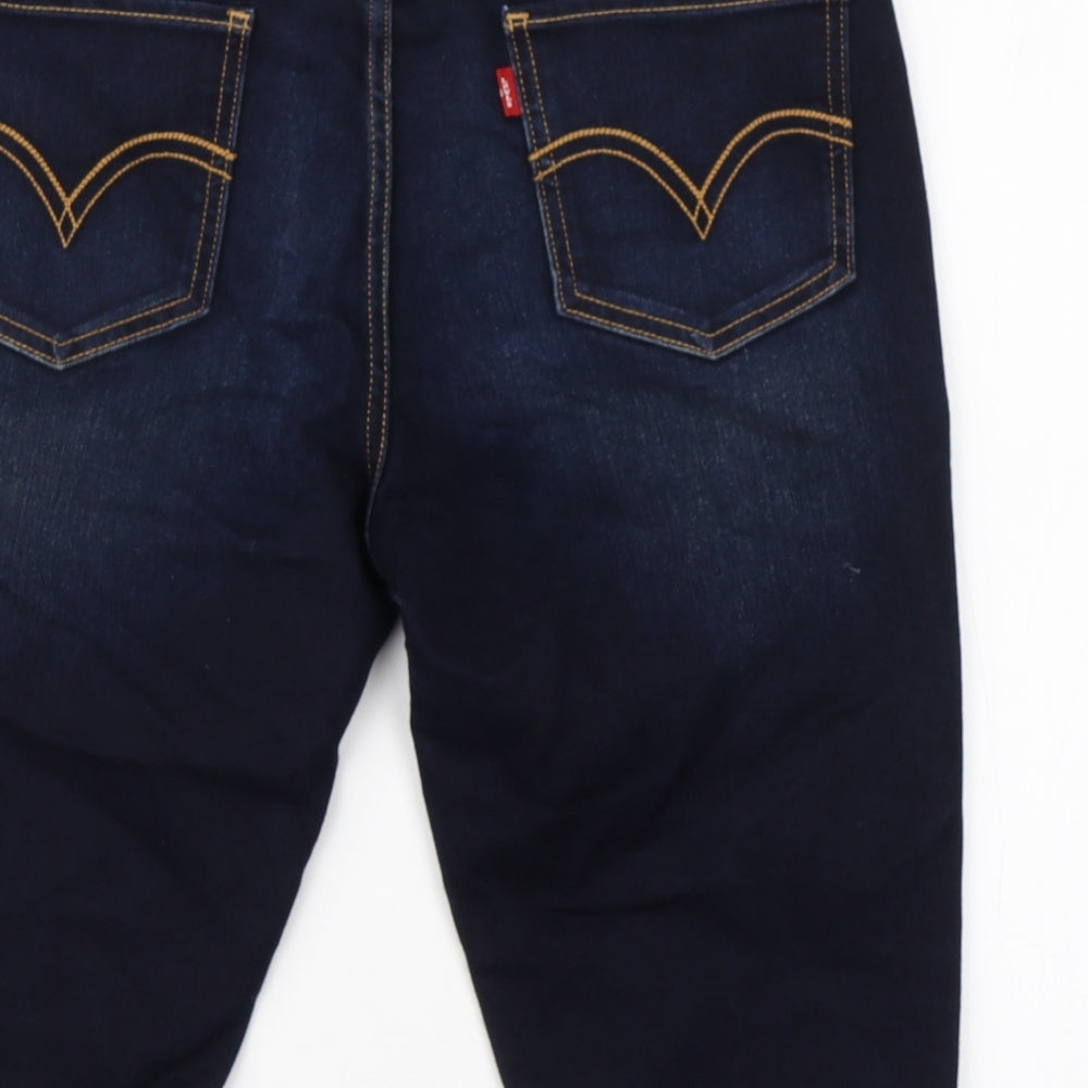Levis Mens Blue  Cotton Cargo Shorts Size 32 L12 in Regular