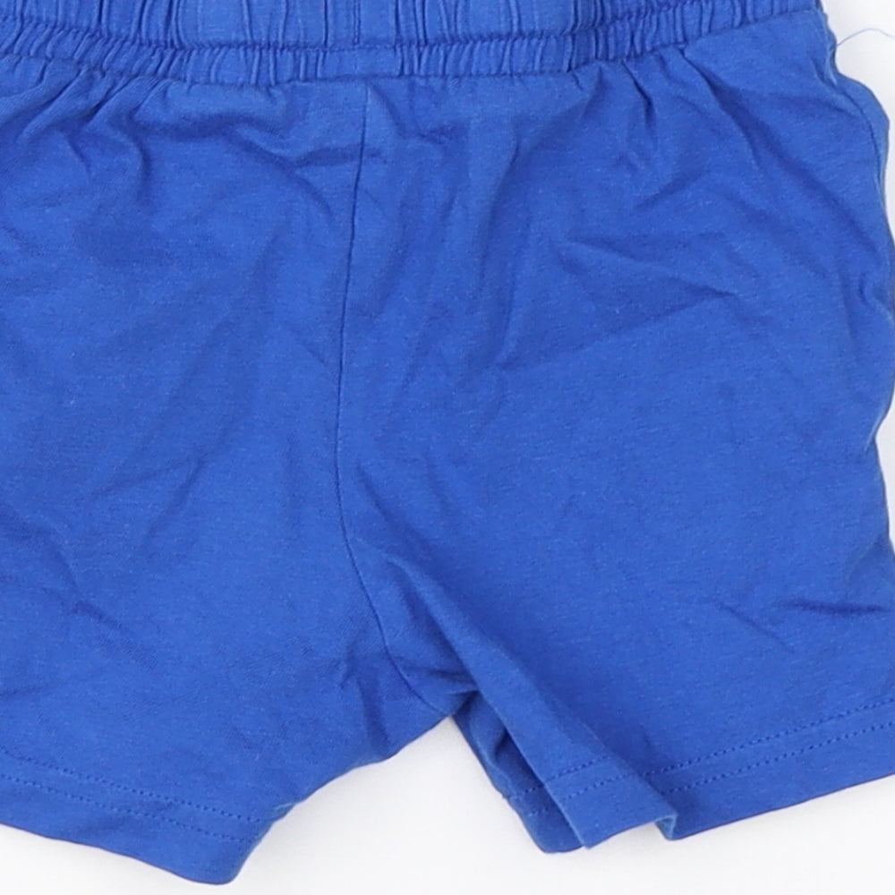 TU Boys Blue  Cotton Sweatpants Trousers Size 12-18 Months