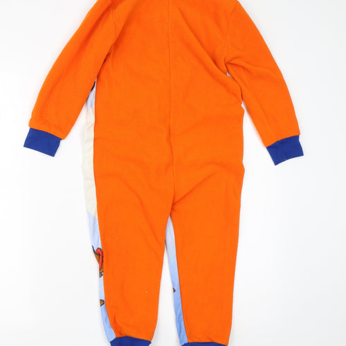 Disney Boys Orange  Polyester  One Piece Size 5-6 Years  Zip - toy story