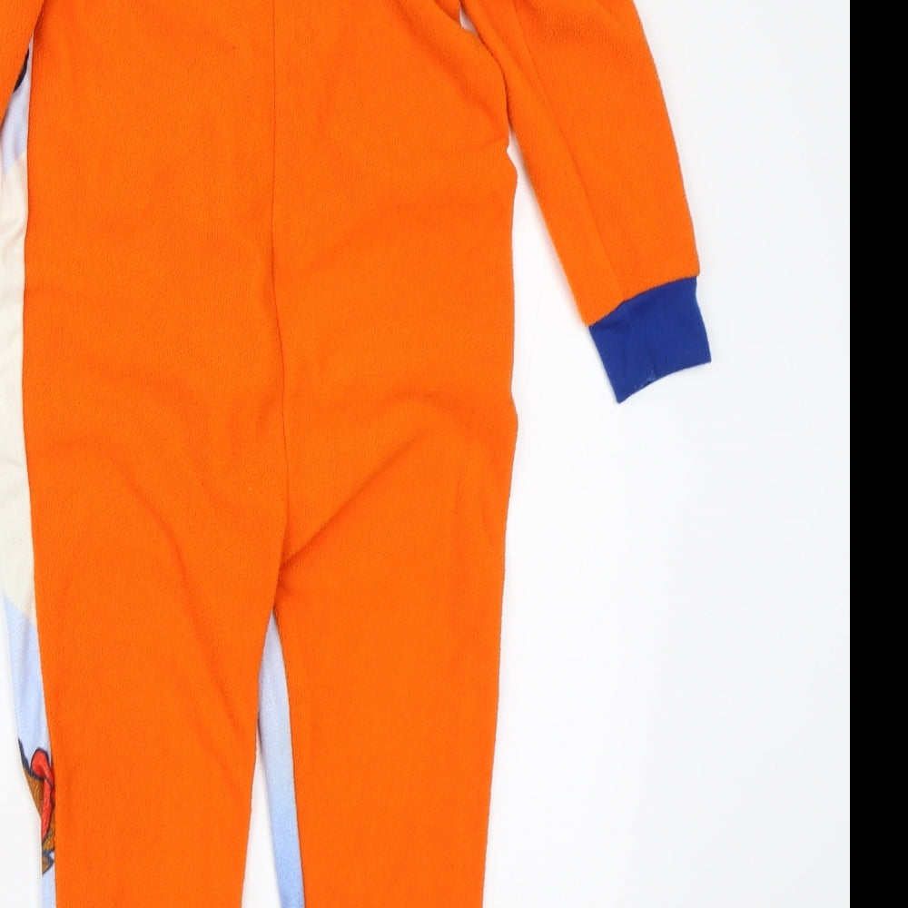 Disney Boys Orange  Polyester  One Piece Size 5-6 Years  Zip - toy story
