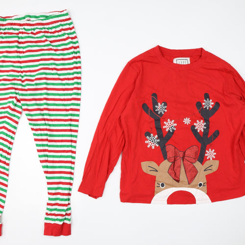 Love To Dream Womens Multicoloured  Cotton  Pyjama Set Size 18   - christmas