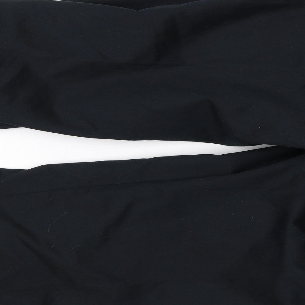 Preworn Mens Black  Cotton Cargo Trousers Size 36 L28 in Regular