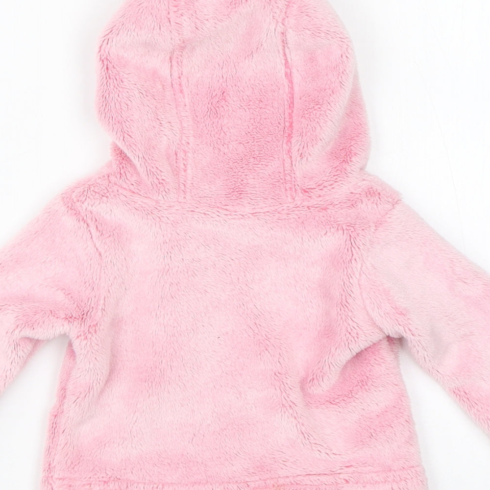 George Girls Pink  Polyester Pullover Jumper Size 0-3 Months  Pullover