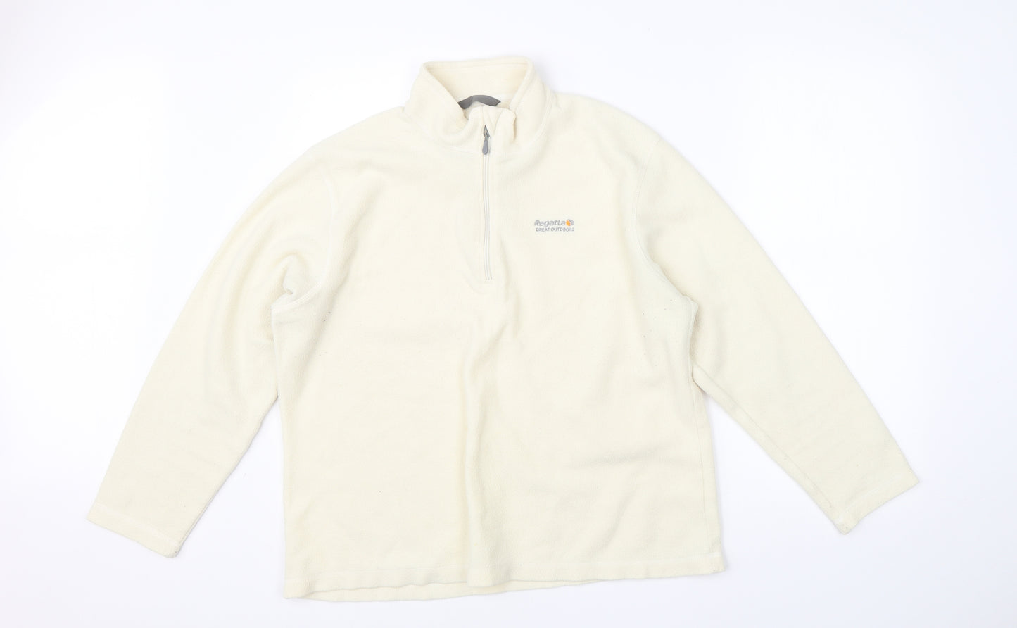 Regatta Womens Ivory High Neck  Polyester Pullover Jumper Size 18