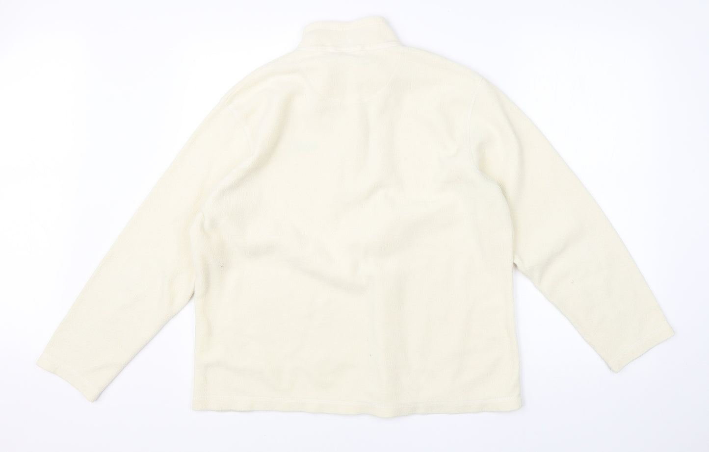 Regatta Womens Ivory High Neck  Polyester Pullover Jumper Size 18