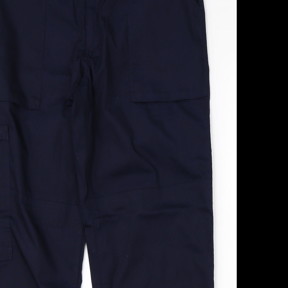 Regatta Mens Blue  Polyester Cargo Trousers Size 36 L30 in Regular