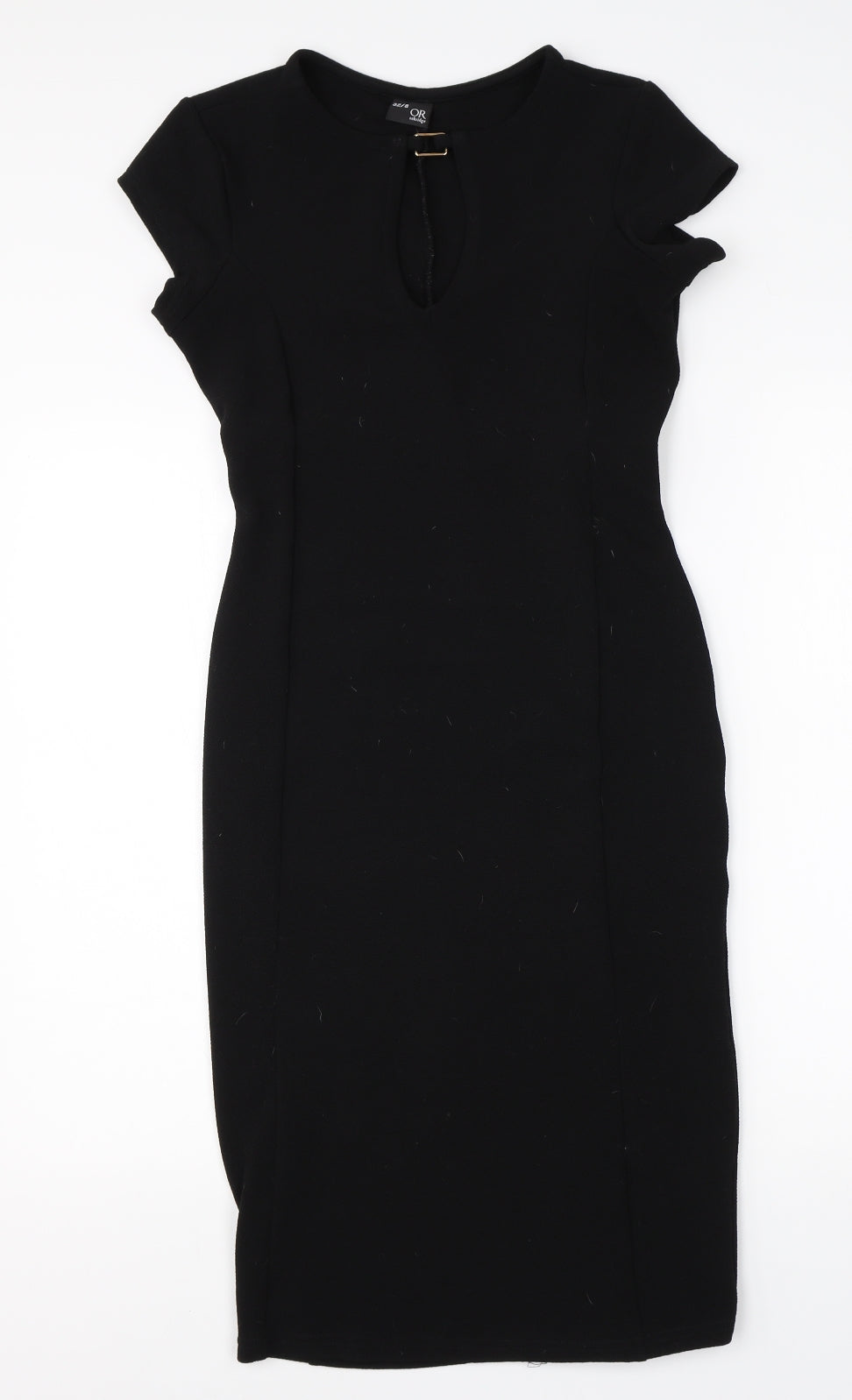 Oakridge Womens Black  Polyester A-Line  Size 8  Round Neck