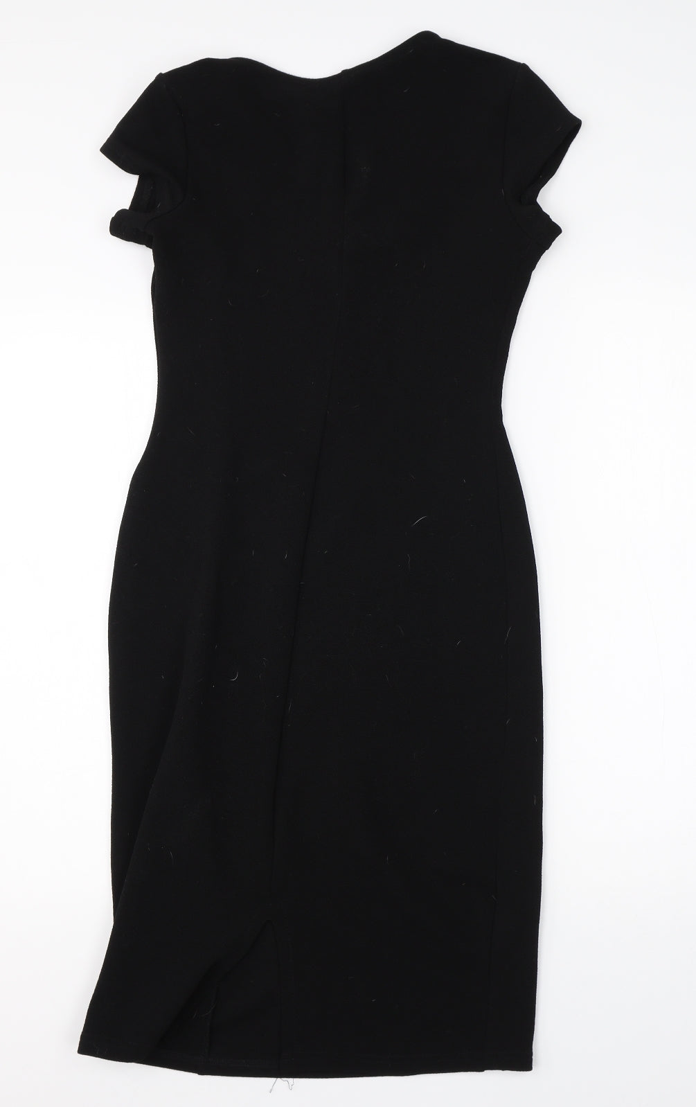 Oakridge Womens Black  Polyester A-Line  Size 8  Round Neck