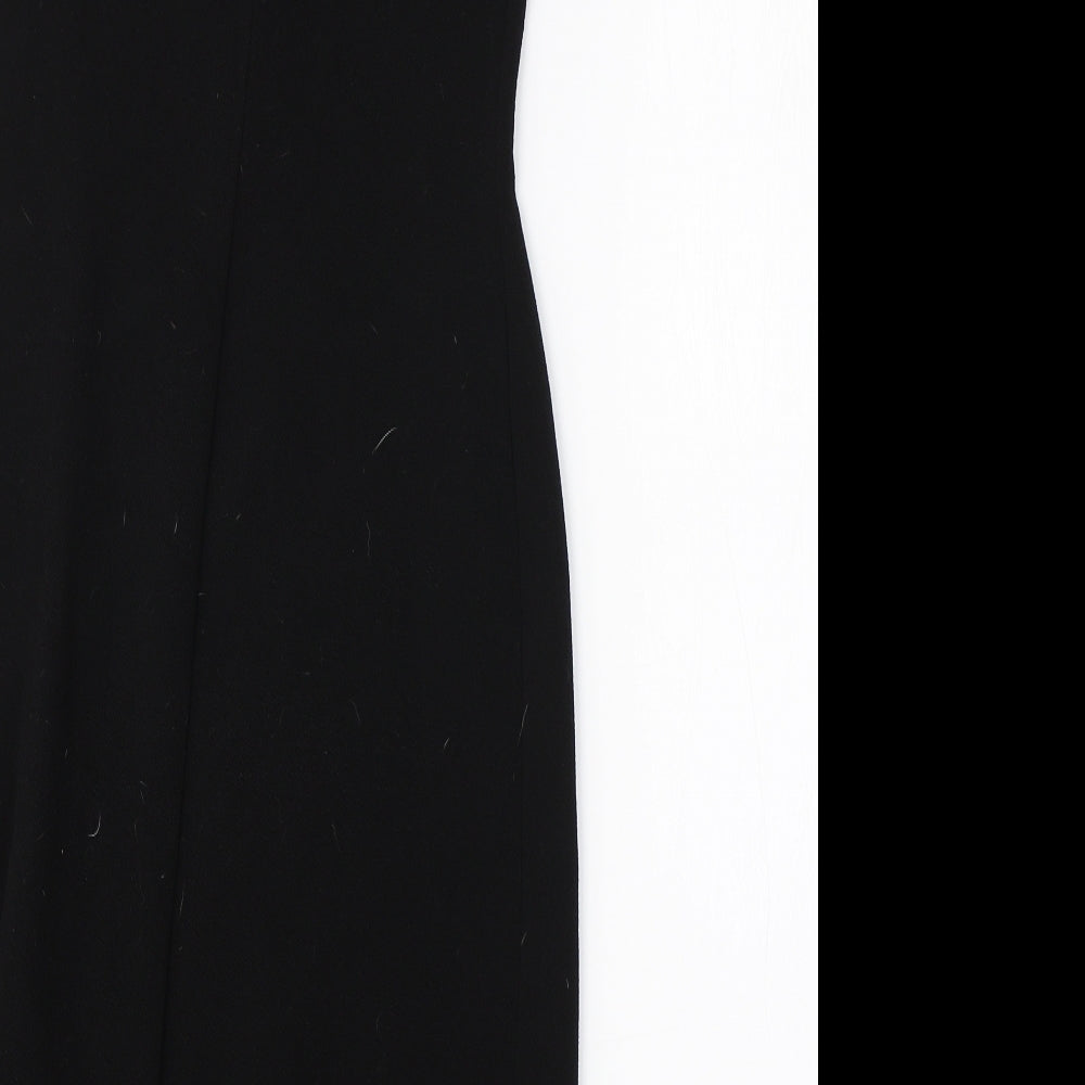 Oakridge Womens Black  Polyester A-Line  Size 8  Round Neck
