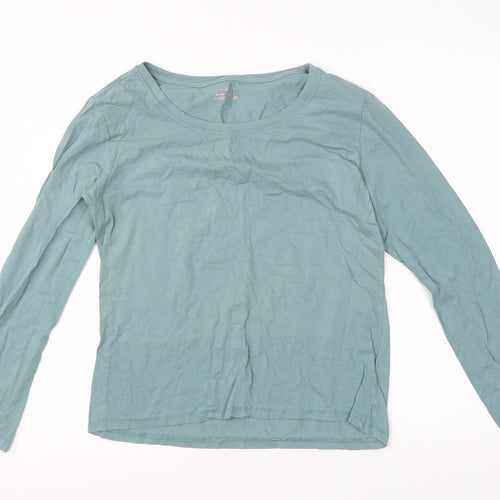 Real Bassics Womens Green  Cotton  Pyjama Top Size M