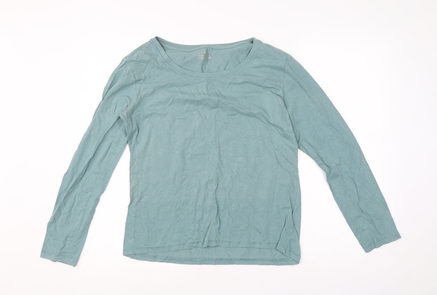 Real Bassics Womens Green  Cotton  Pyjama Top Size M