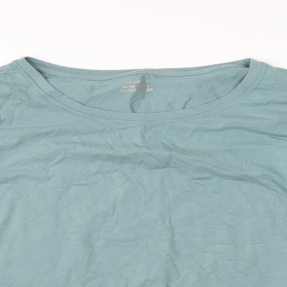 Real Bassics Womens Green  Cotton  Pyjama Top Size M