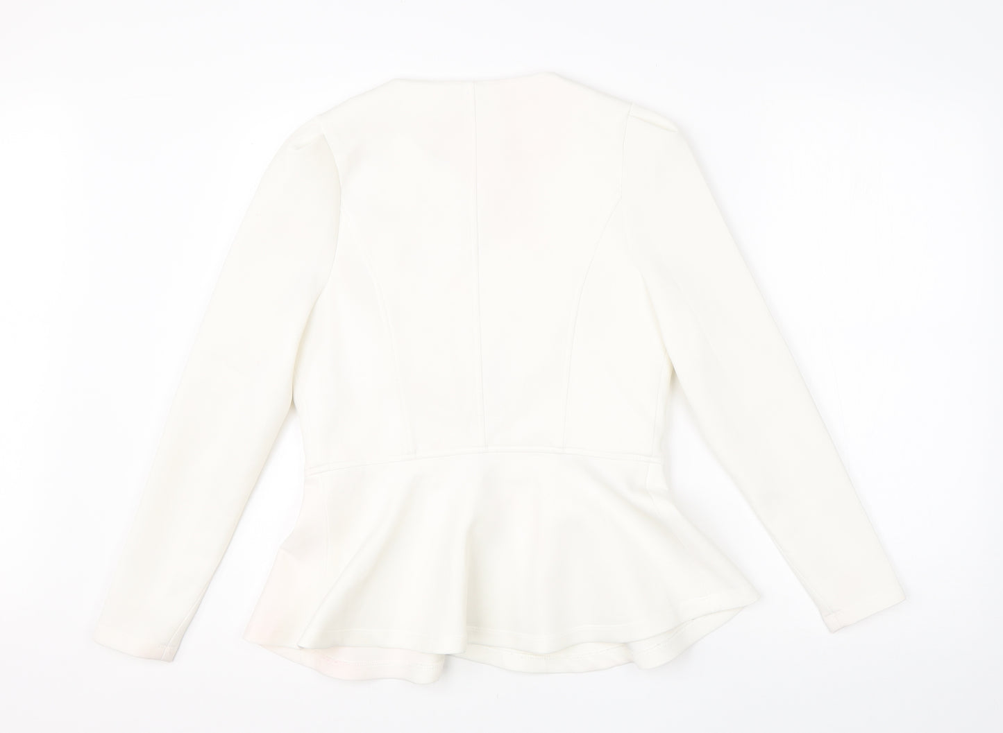 Love Label Womens White   Jacket Blazer Size 10