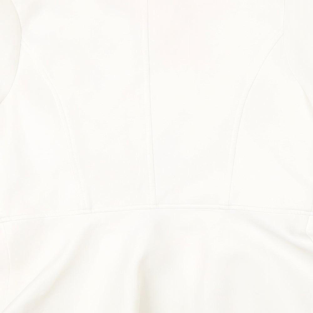 Love Label Womens White   Jacket Blazer Size 10