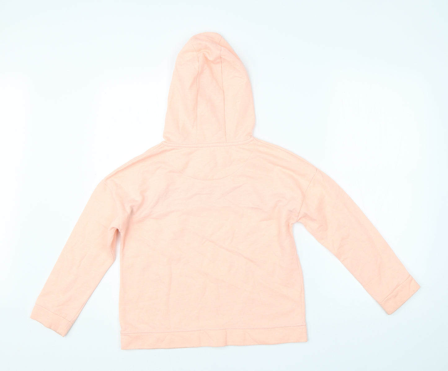George Girls Pink  Cotton Pullover Hoodie Size 10-11 Years  Pullover