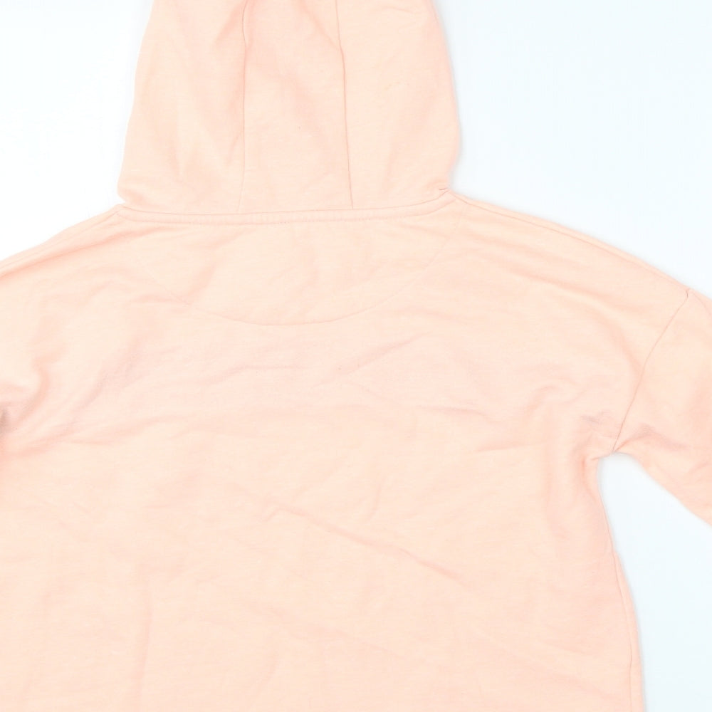 George Girls Pink  Cotton Pullover Hoodie Size 10-11 Years  Pullover