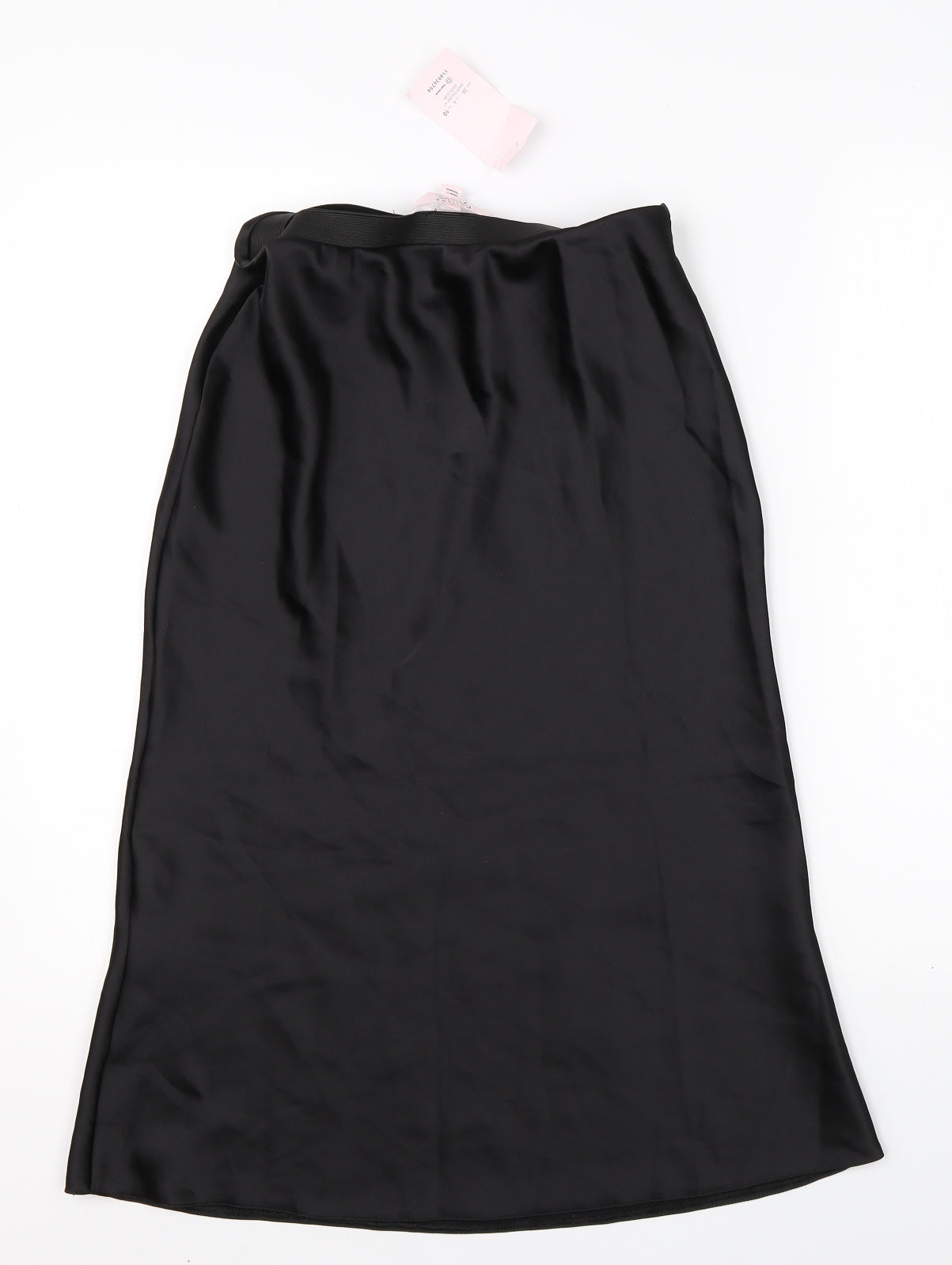 Miss Selfridge Womens Black  Polyester Flare Skirt Size 10