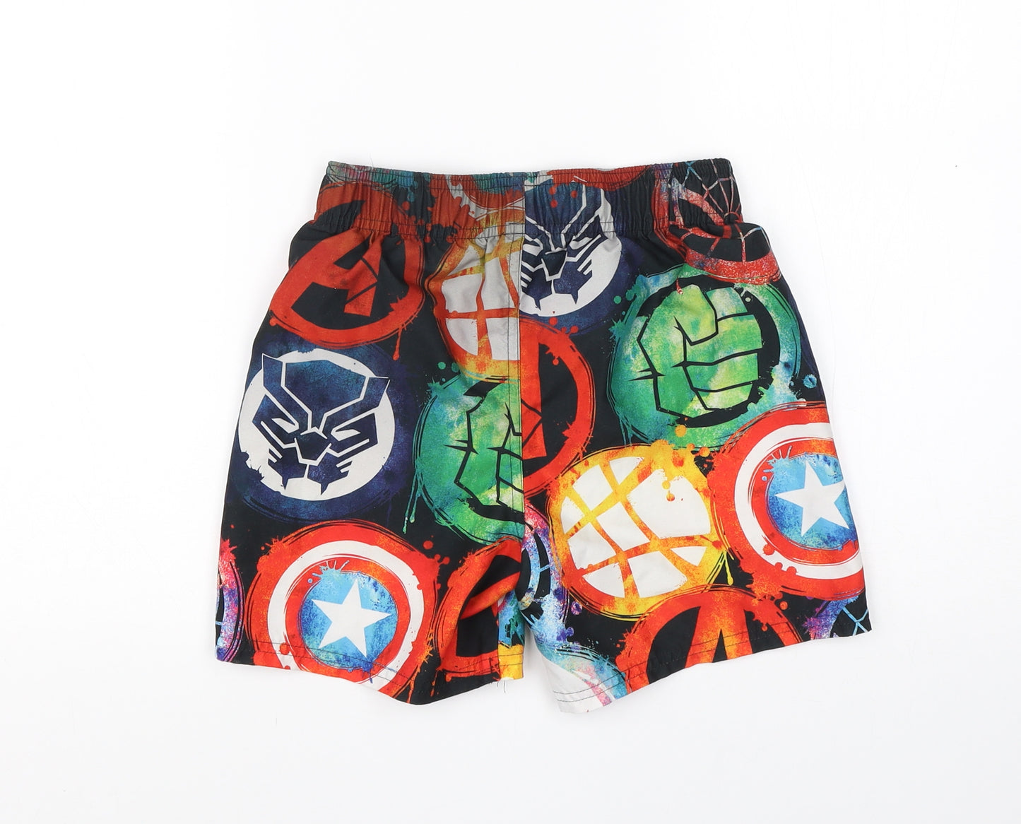 George Boys Multicoloured  Polyester Utility Shorts Size 7-8 Years  Regular  - marvel swim trunks