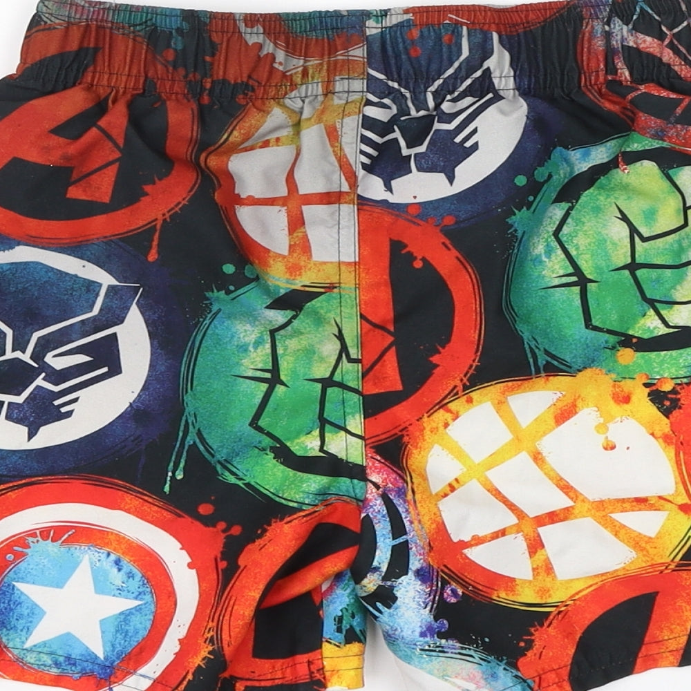 George Boys Multicoloured  Polyester Utility Shorts Size 7-8 Years  Regular  - marvel swim trunks