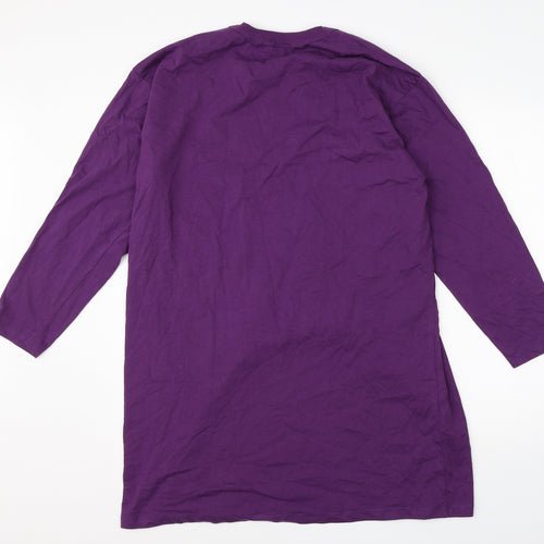 ASOS Womens Purple  Cotton  Pyjama Top Size 8