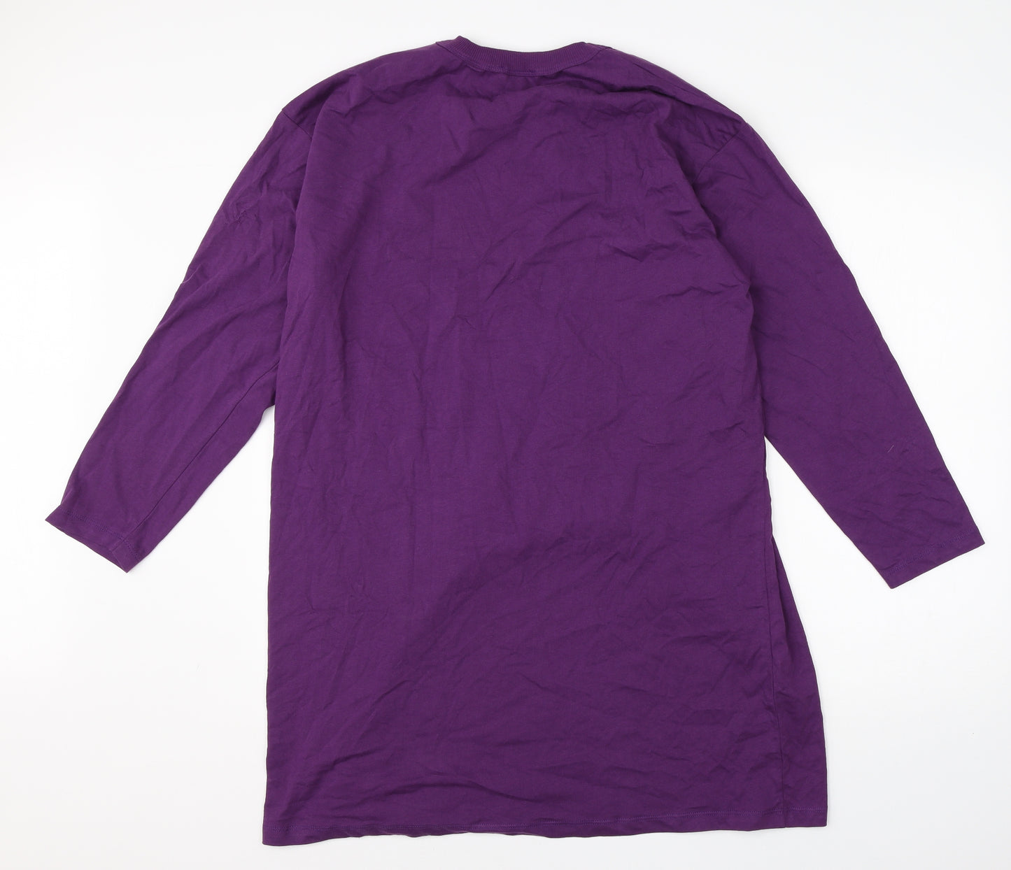 ASOS Womens Purple  Cotton  Pyjama Top Size 8