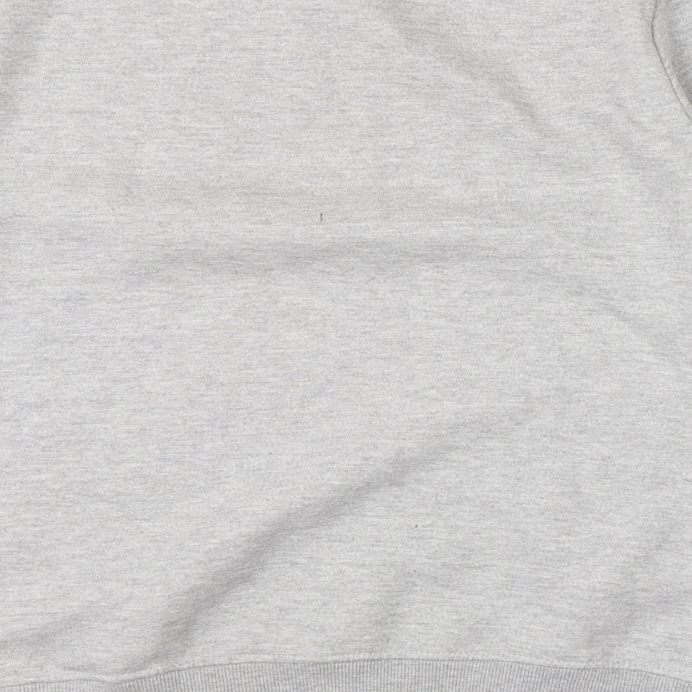 Boohoo Mens Grey  Cotton Pullover Sweatshirt Size M