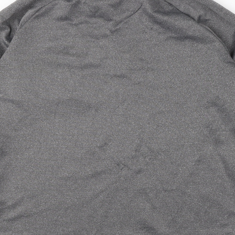Preworn Womens Grey High Neck  Polyester Pullover Jumper Size XL