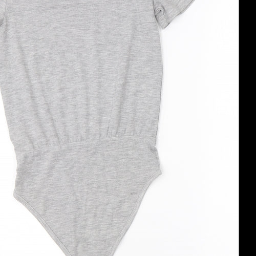 New Look Womens Grey  Cotton Romper One-Piece Size 8