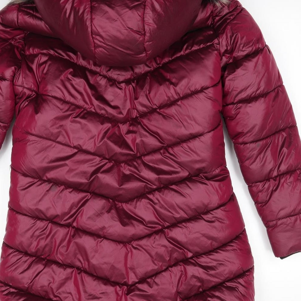 NEXT Girls Red   Parka Coat Size 13 Years