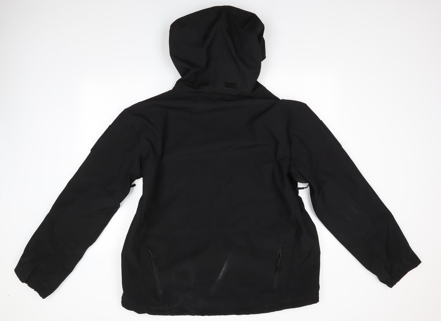 Mens Mens Black   Anorak Coat Size 3XL
