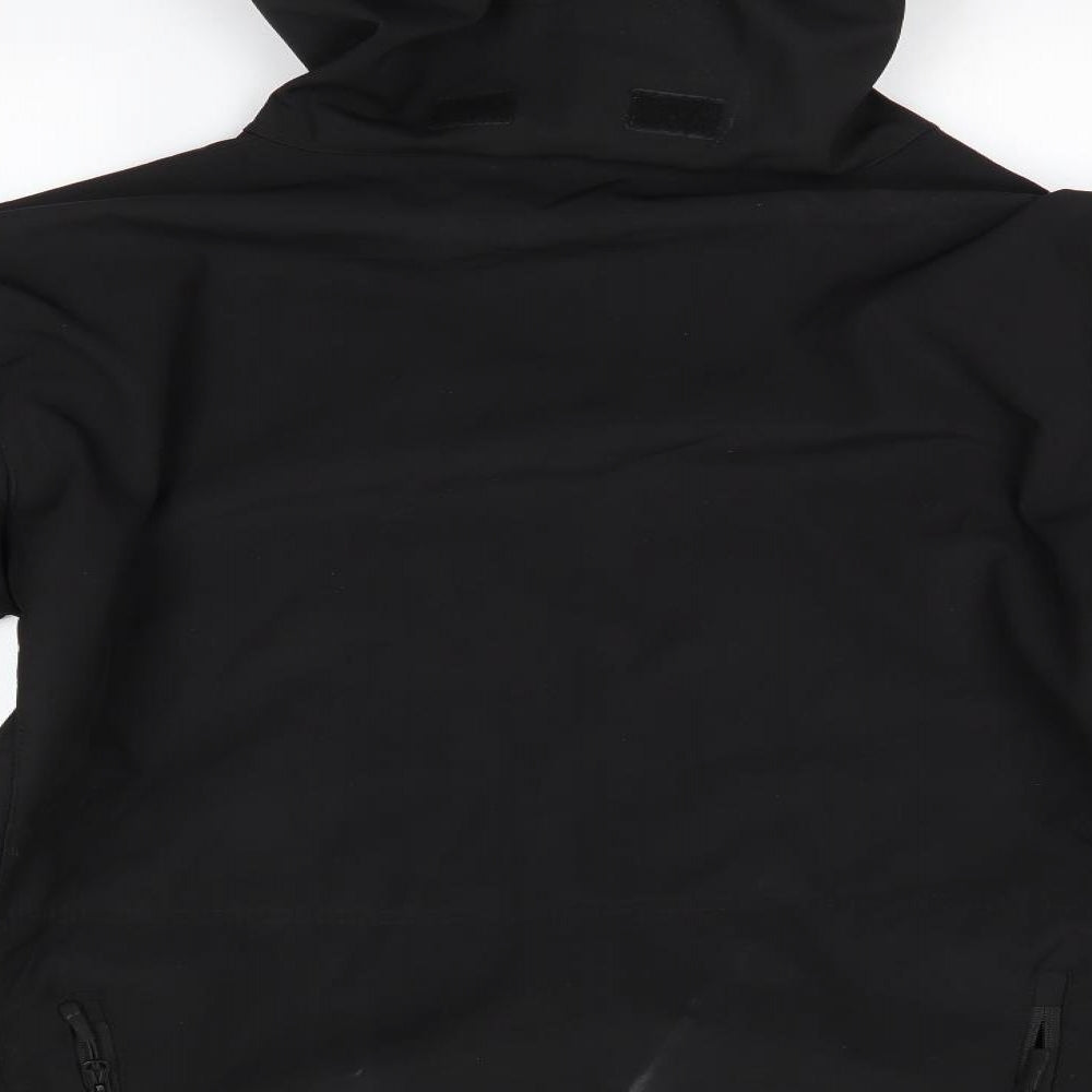 Mens Mens Black   Anorak Coat Size 3XL