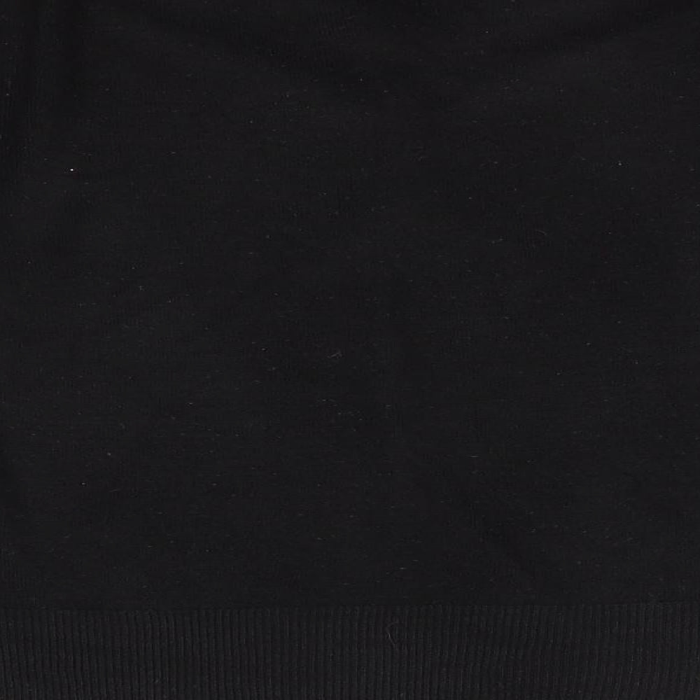 Atmosphere Womens Black Round Neck  Acrylic Cardigan Jumper Size 12