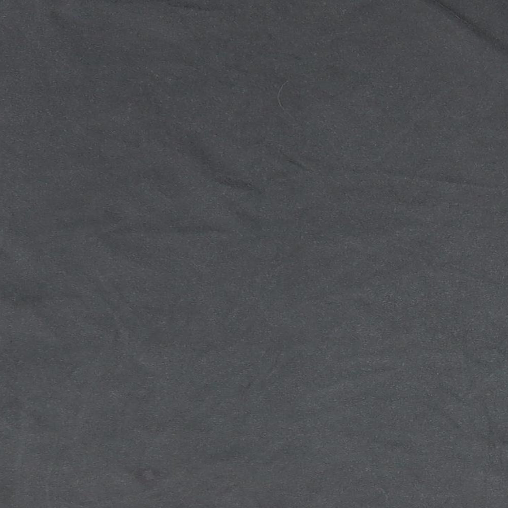 New Look Womens Grey  Cotton Basic T-Shirt Size 8 Round Neck - Metal Stars over front