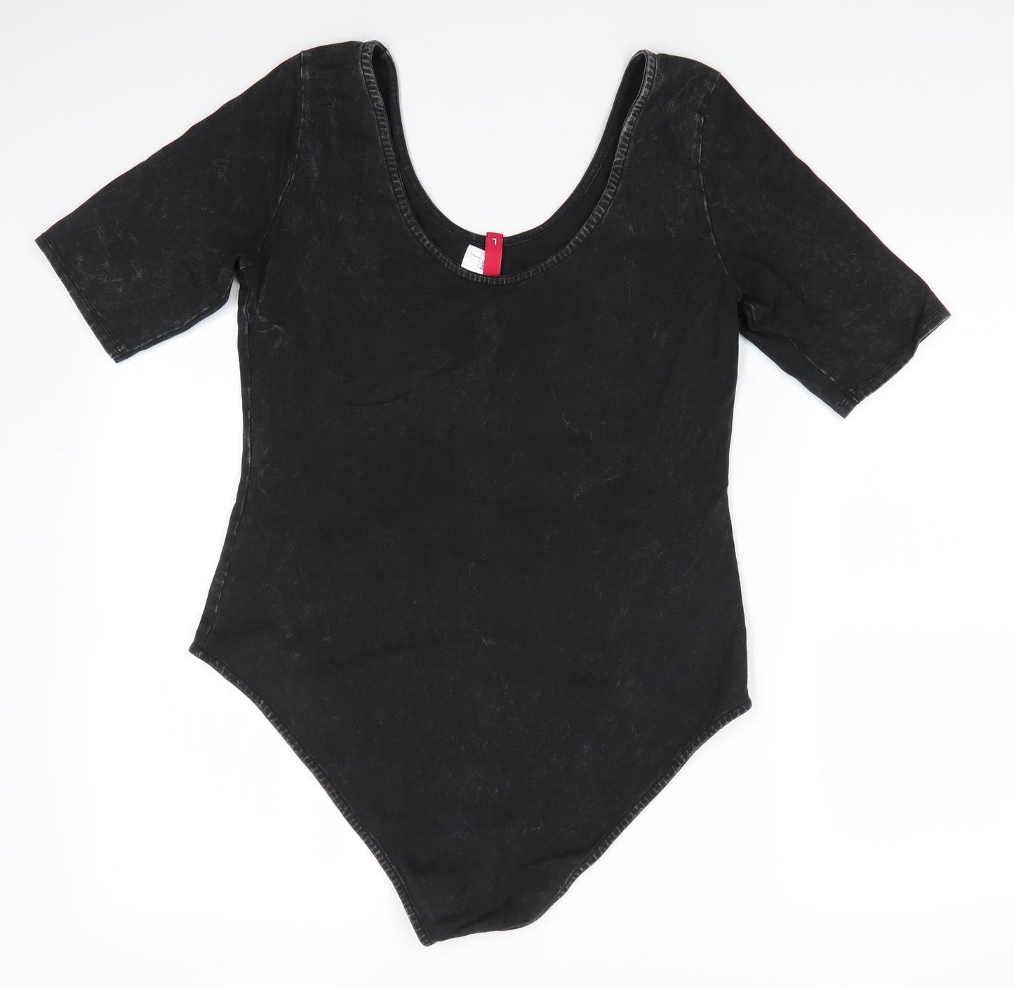 Divided Womens Black   Bodysuit One-Piece Size L   - Denim look