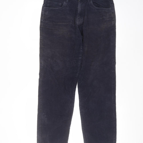 Matalan Mens Blue  Cotton Straight Jeans Size 32 in L27 in Regular