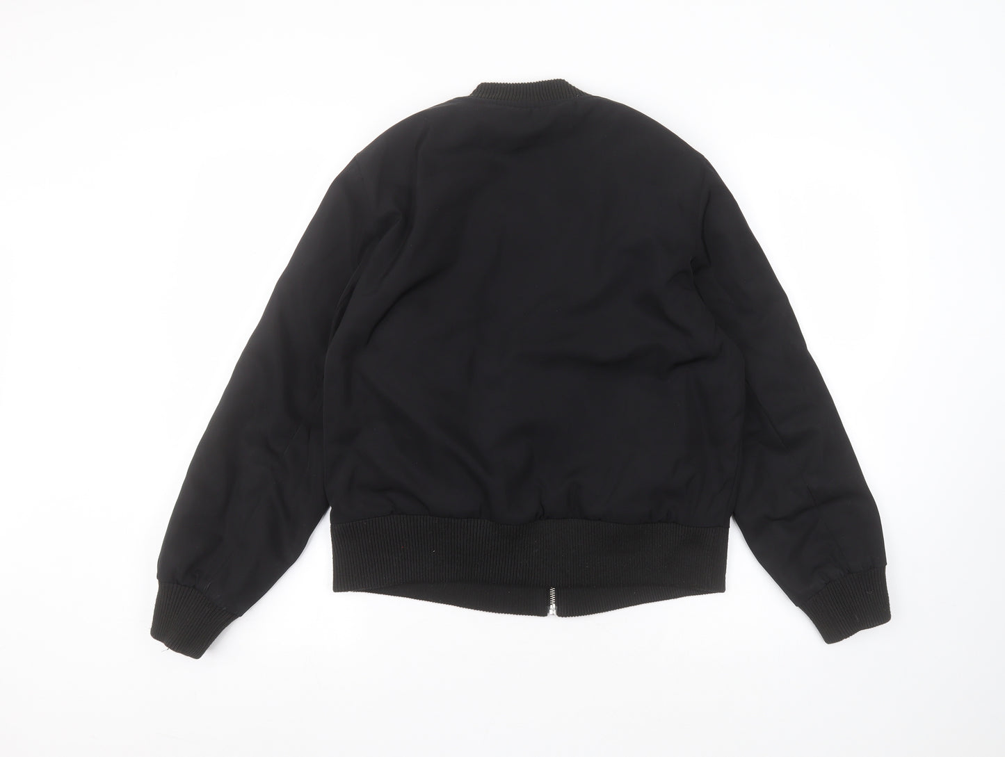New Look Womens Black   Bomber Jacket Coat Size 14
