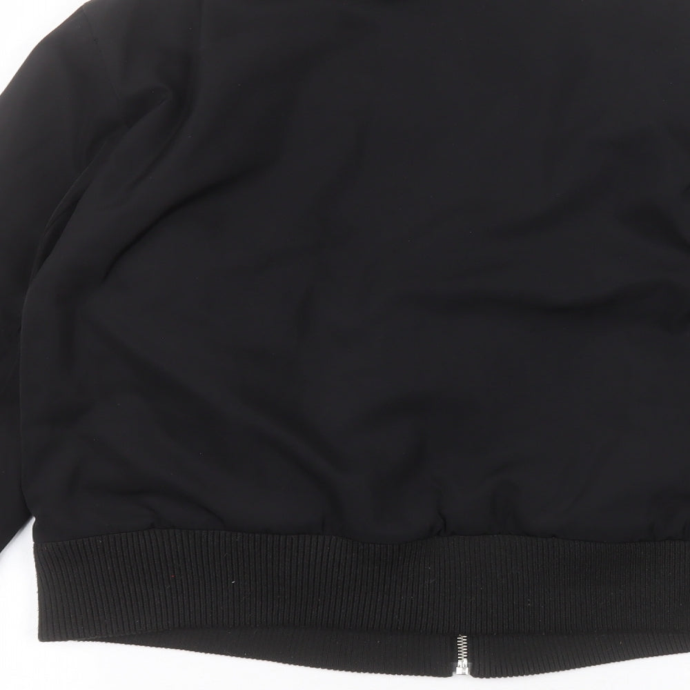 New Look Womens Black   Bomber Jacket Coat Size 14