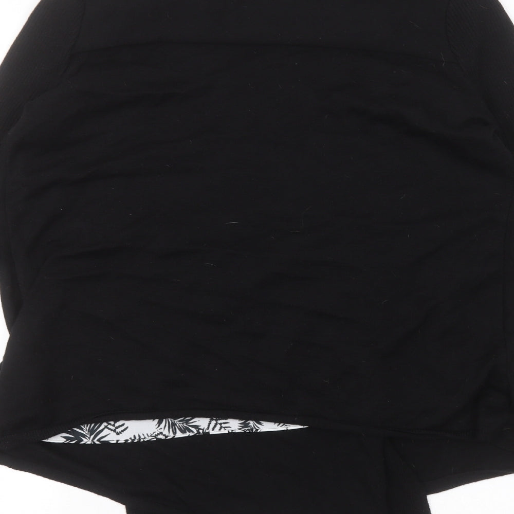 George Womens Black Round Neck  Viscose Cardigan Jumper Size 16