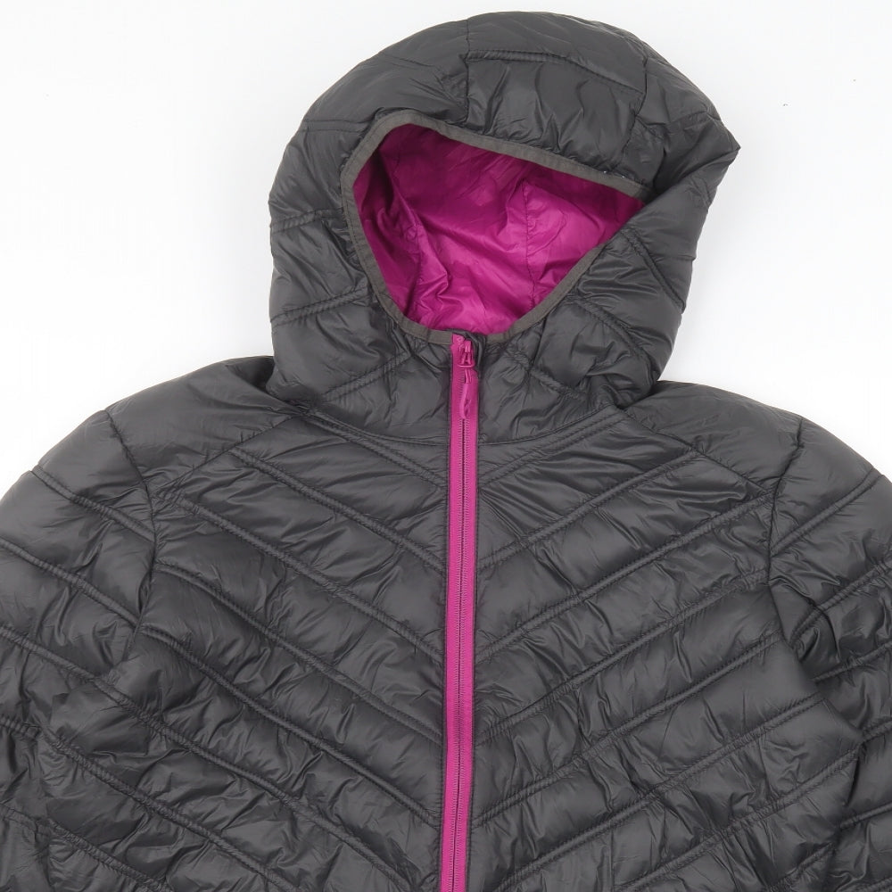 Trespass Womens Grey   Puffer Jacket Coat Size XL