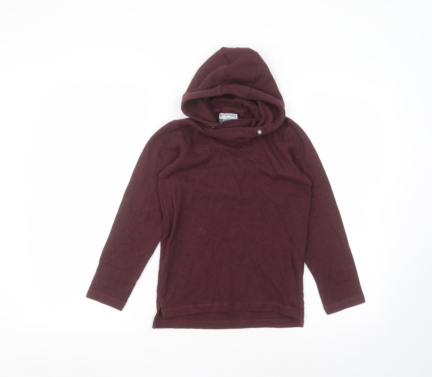 NEXT Boys Red  Cotton Pullover Hoodie Size 8 Years