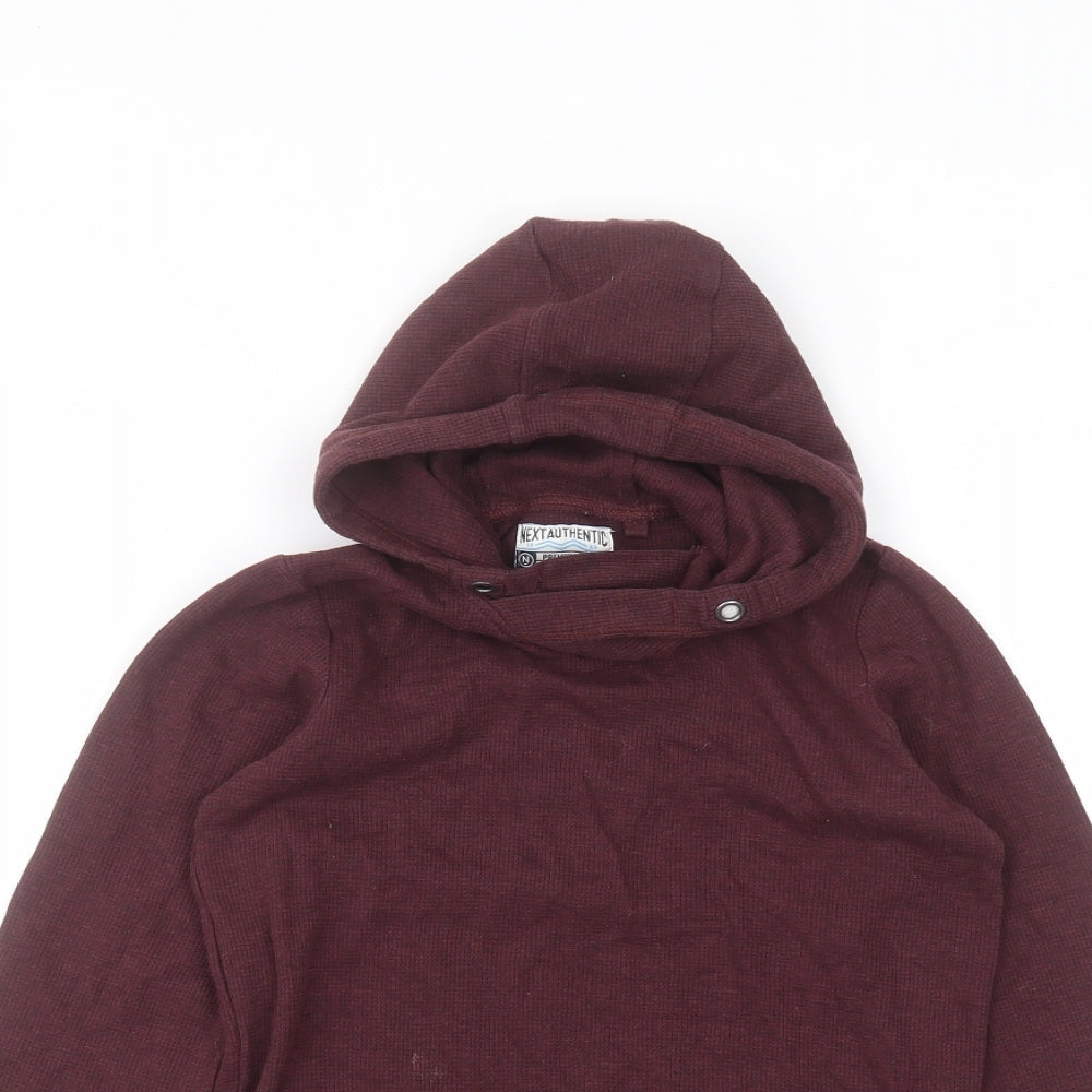 NEXT Boys Red  Cotton Pullover Hoodie Size 8 Years