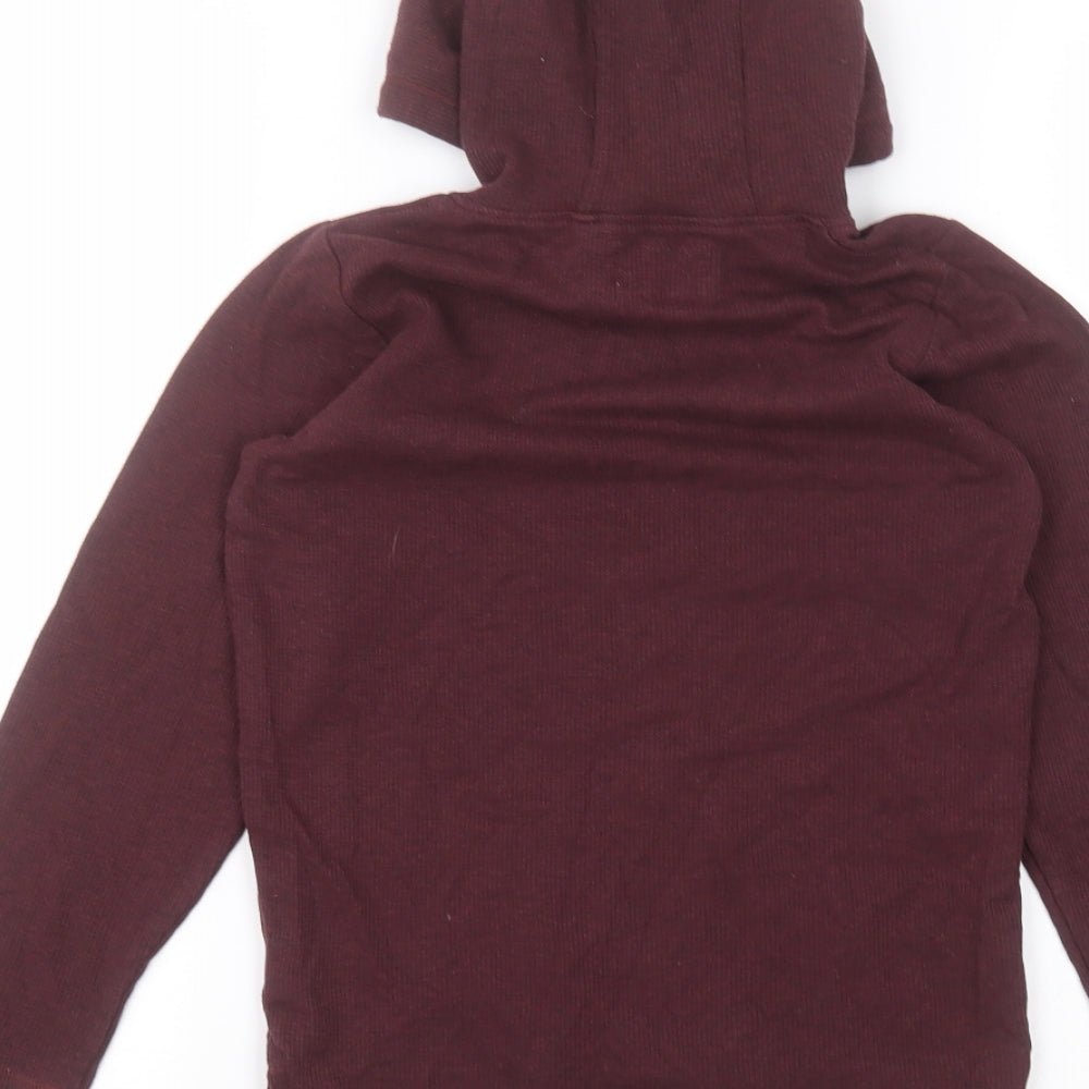 NEXT Boys Red  Cotton Pullover Hoodie Size 8 Years