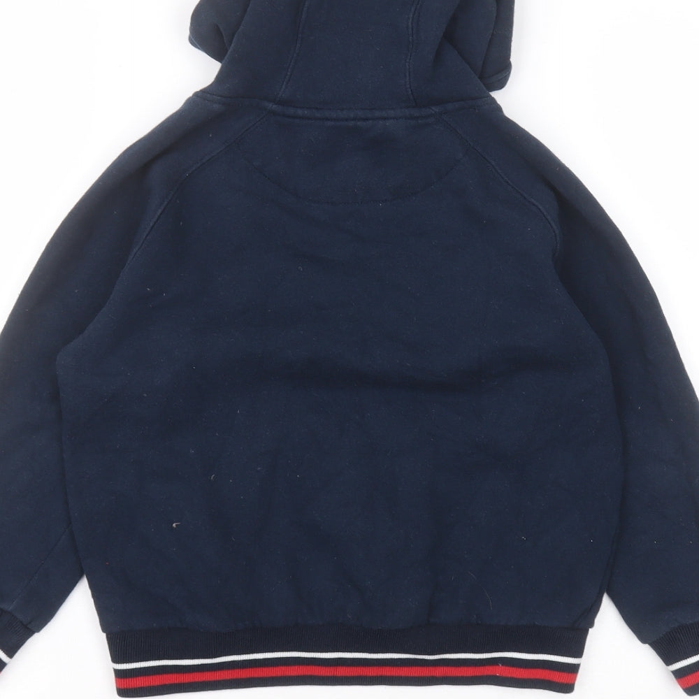 England rugby Boys Blue  Cotton Pullover Hoodie Size 9-10 Years